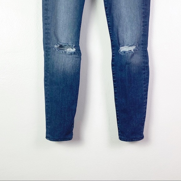 Frame Denim Jeans Le High Skinny Distressed Denim Jeans Sz 25 LHSk231 - Picture 4 of 11